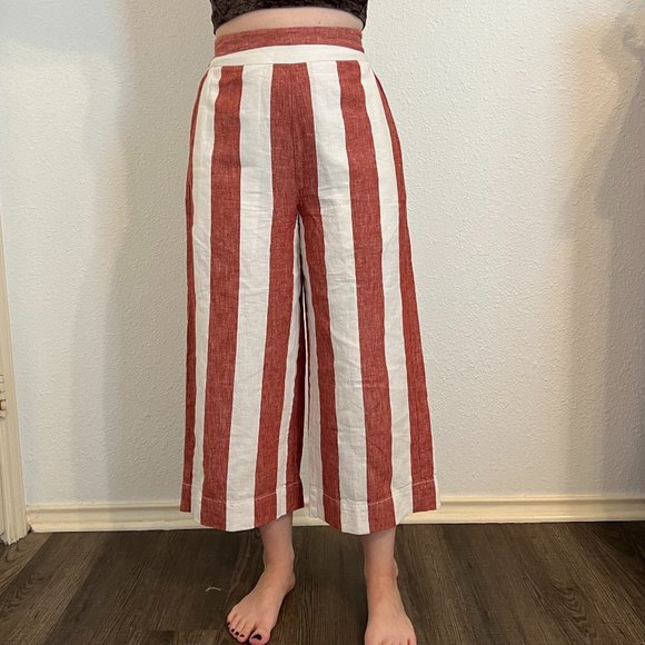 Madewell Pants - Madewell Wide Leg Linen Pants
